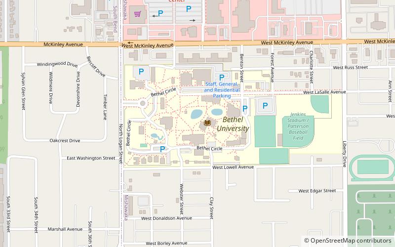 Bethel College location map
