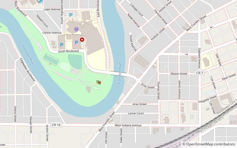 Bridge Street Bridge location map
