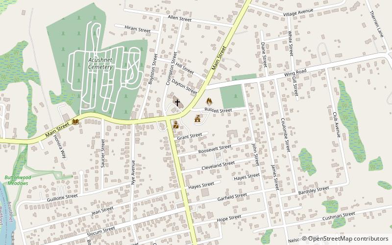 Acushnet location map