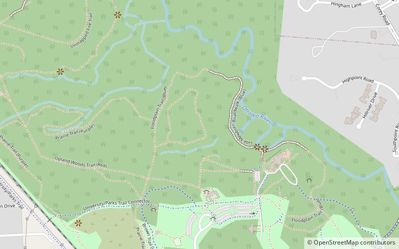 Wildwood Preserve Metropark location map