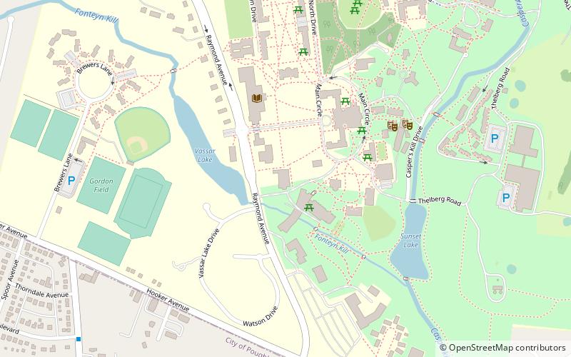 Vassar Chapel location map