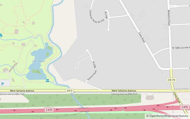 R. A. Stranahan Arboretum location map