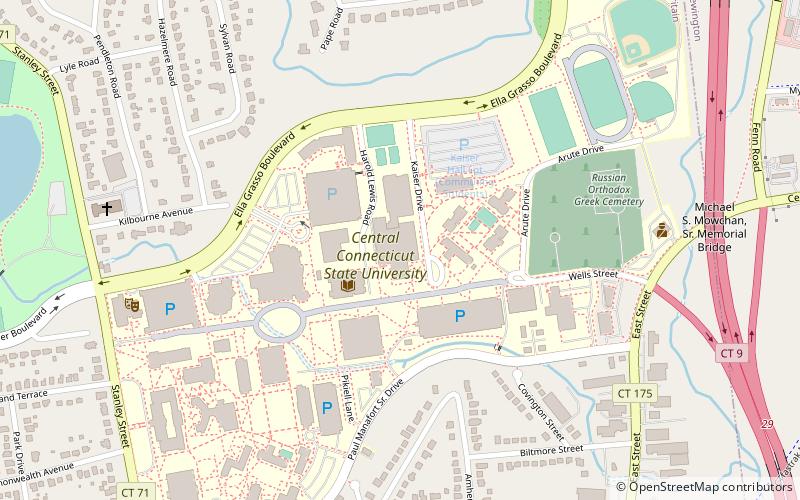 William H. Detrick Gymnasium location map