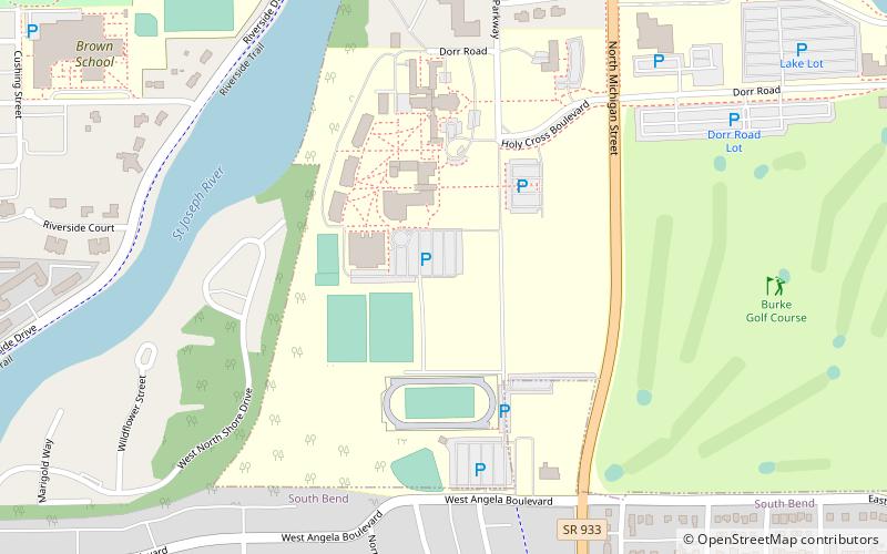 Holy Cross College location map