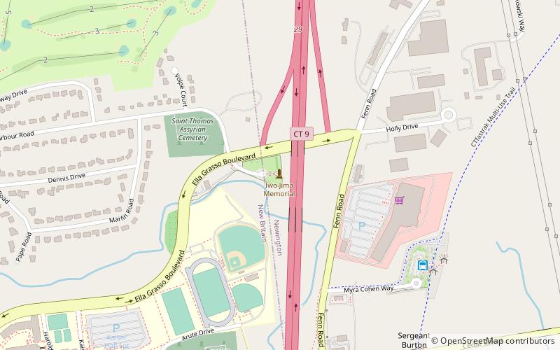 National Iwo Jima Memorial location map