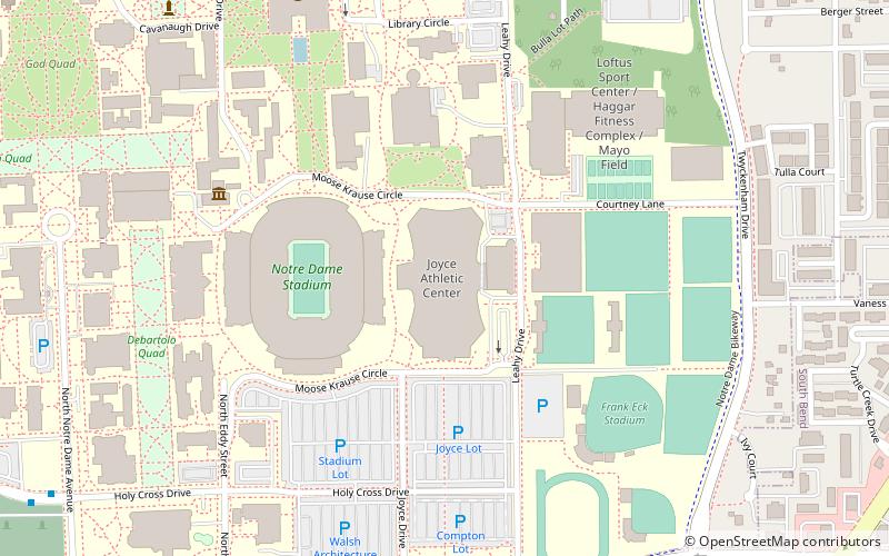 Edmund P. Joyce Center location map