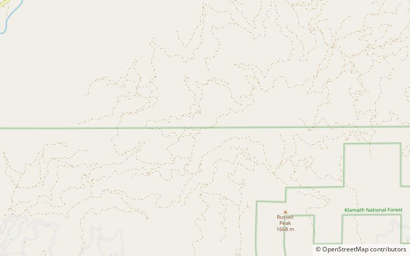 Scott Bar Mountains location map