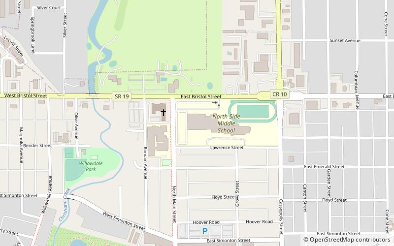 North Side Gymnasium location map