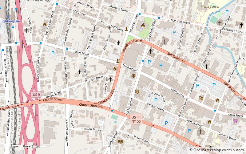 Poughkeepsie City Hall location map