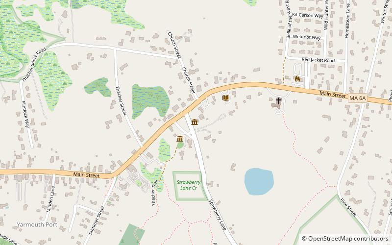 Edward Gorey House location map