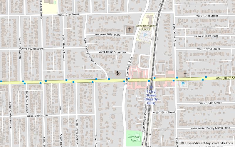 Beverly Unitarian Church location map