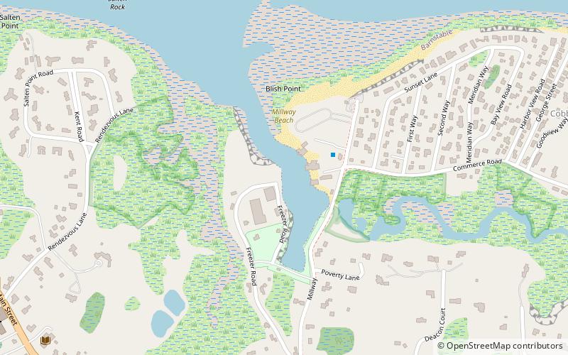 Barnstable Harbor location map