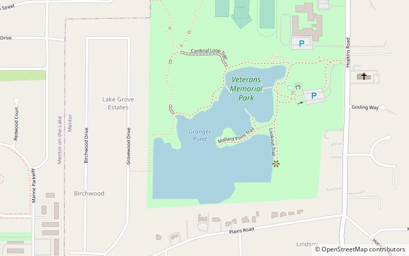 Veterans Park location map