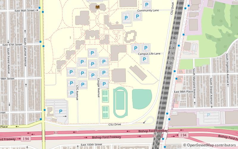 Emil and Patricia Jones Convocation Center location map