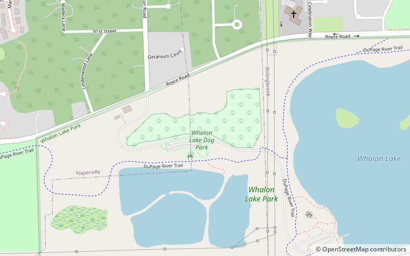 Whalon Lake Dog Park location map