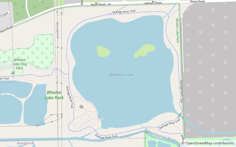 whalon lake bolingbrook location map