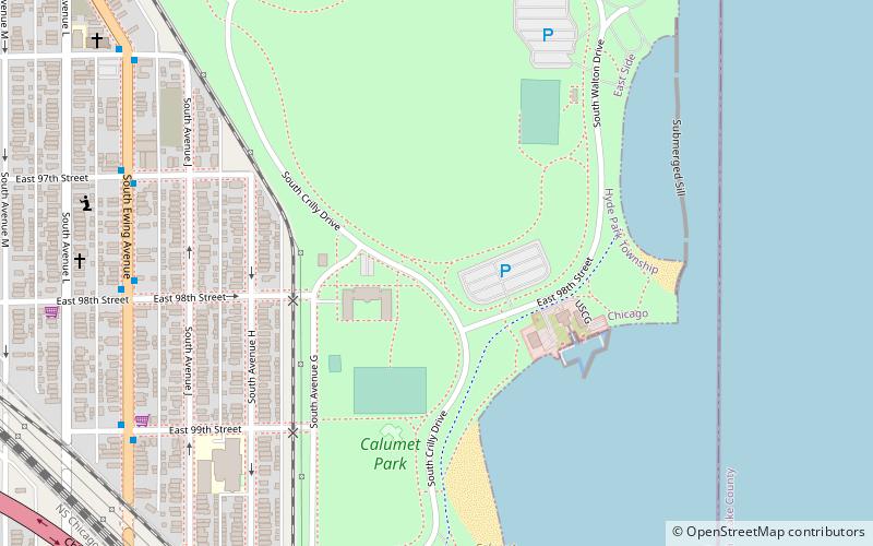 Calumet Park location map