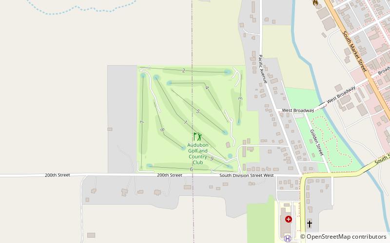 Audubon Golf and Country Club location map