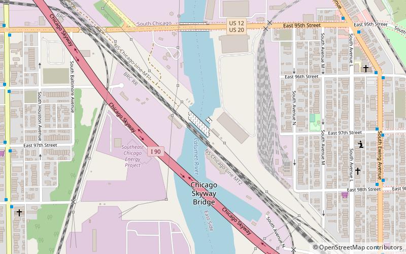 Lake Shore and Michigan Southern Railway location map