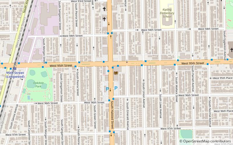 Carter G. Woodson Regional Library location map