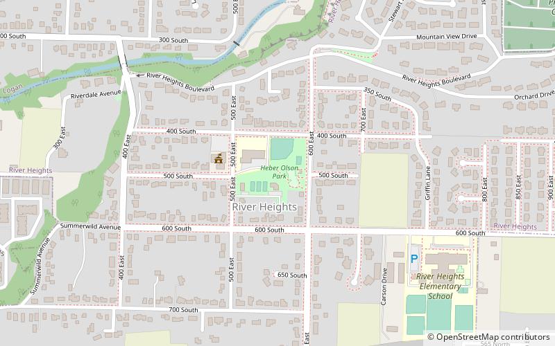 Erick Lehi and Ingrid Larsen Olson House location map