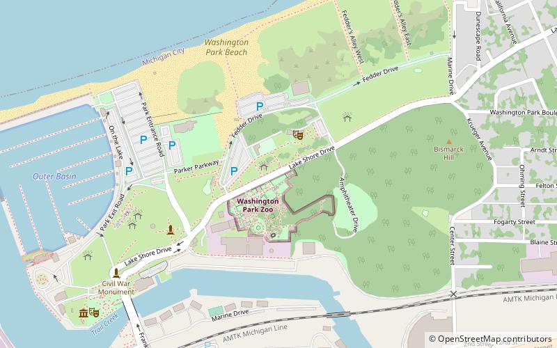 Washington Park location map