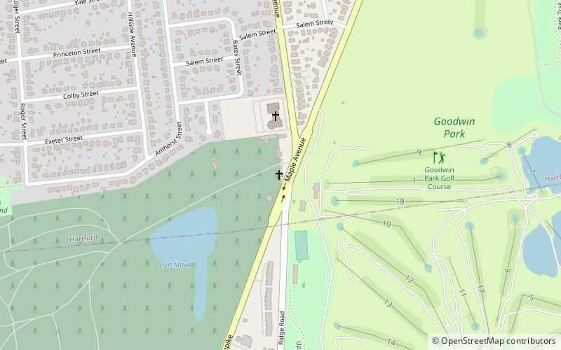 Northam Memorial Chapel and Gallup Memorial Gateway location map