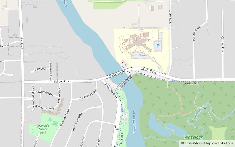 Darden Road location map