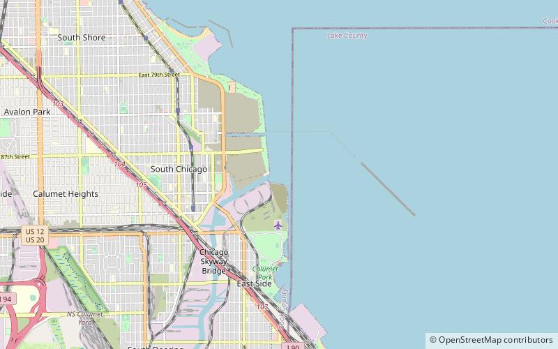 port de chicago location map