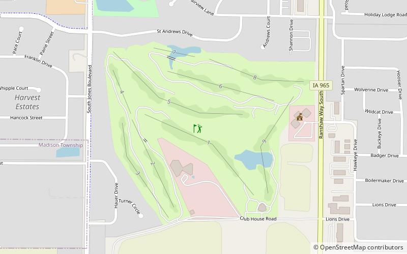 Quail Creek Golf Course location map