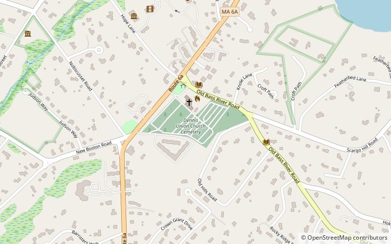 Dennis Village Cemetery location map