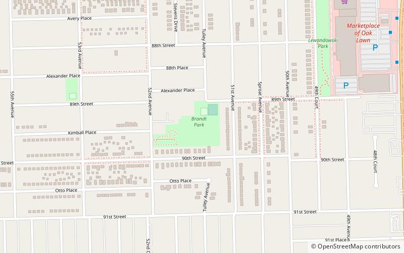 brandt park oak lawn location map