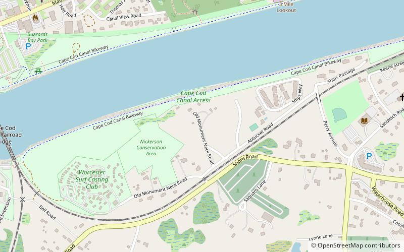 Musée des postes de traite Aptucxet location map