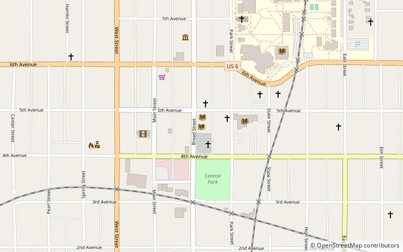 Stewart Library location map