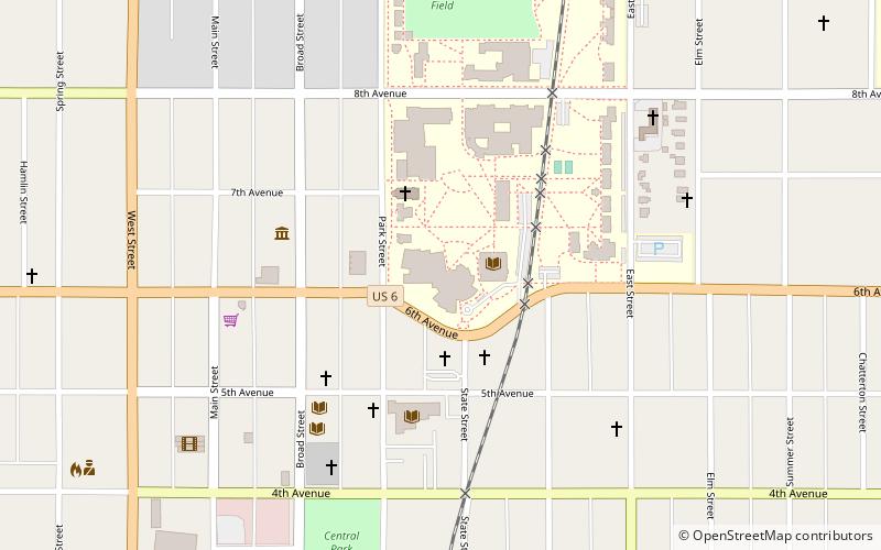 Bucksbaum Center for the Arts location map