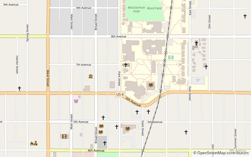 Goodnow Hall location map