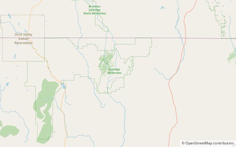 Marys River Range location map