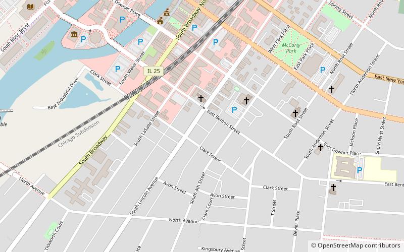 Masonic Temple location map