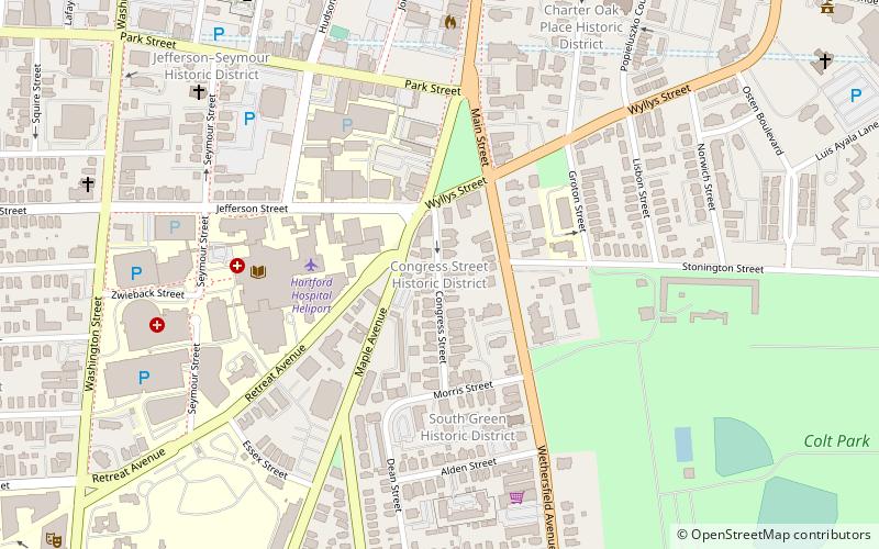 Congress Street location map