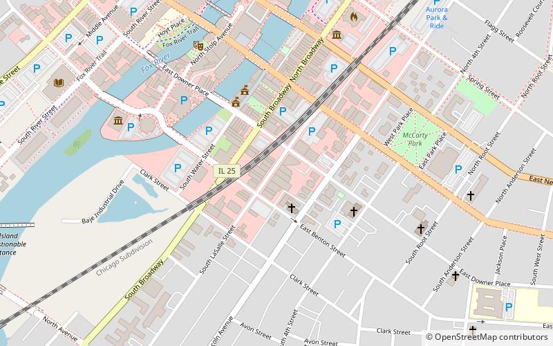 LaSalle Street Auto Row Historic District location map