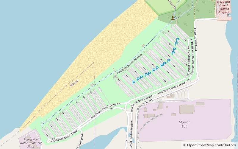 Headlands Beach State Park location map