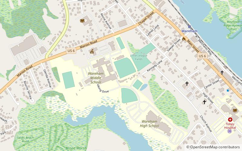 Clem Spillane Field location map