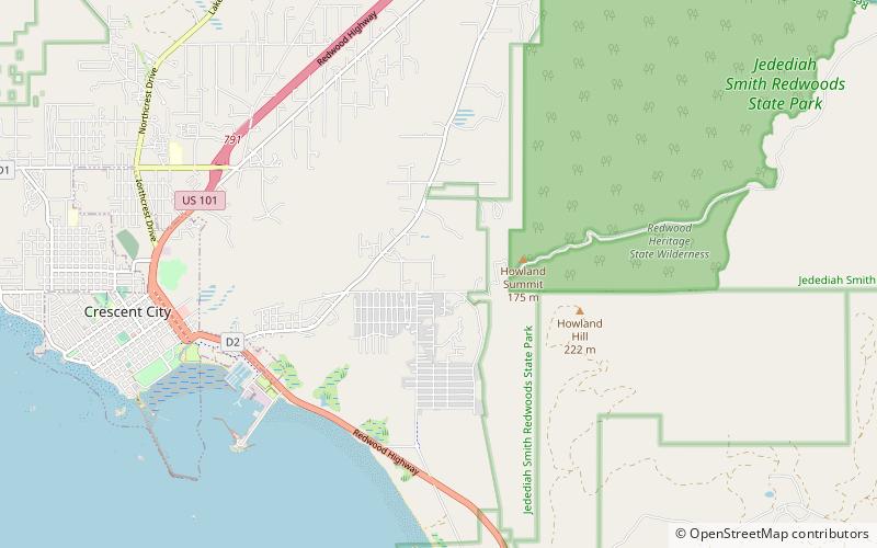 elk valley rancheria crescent city location map