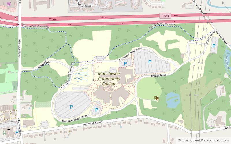 Manchester Community College location map