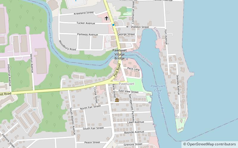 Pawtuxet Village location map