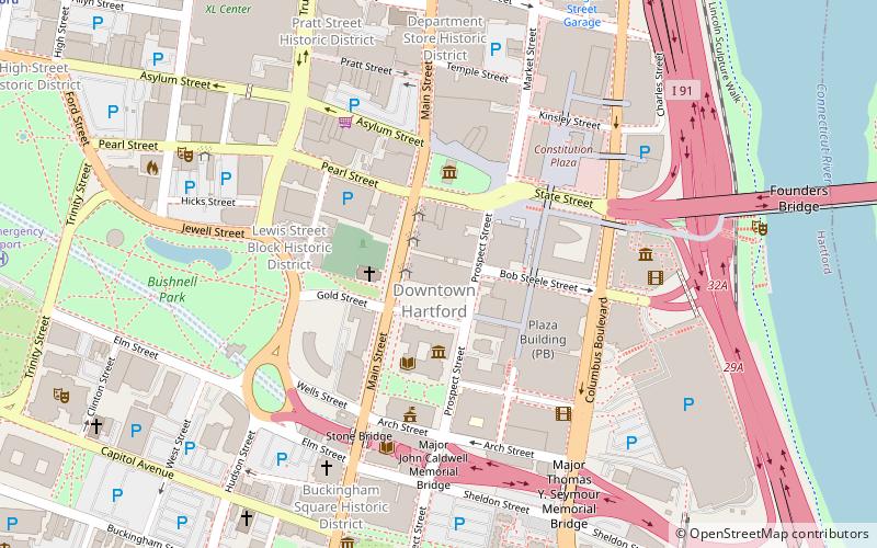 Travelers Tower location map