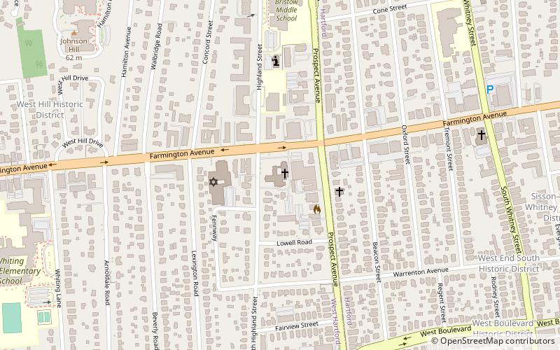 St. John's Episcopal Church location map