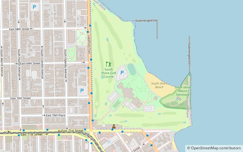 south shore golf course chicago location map