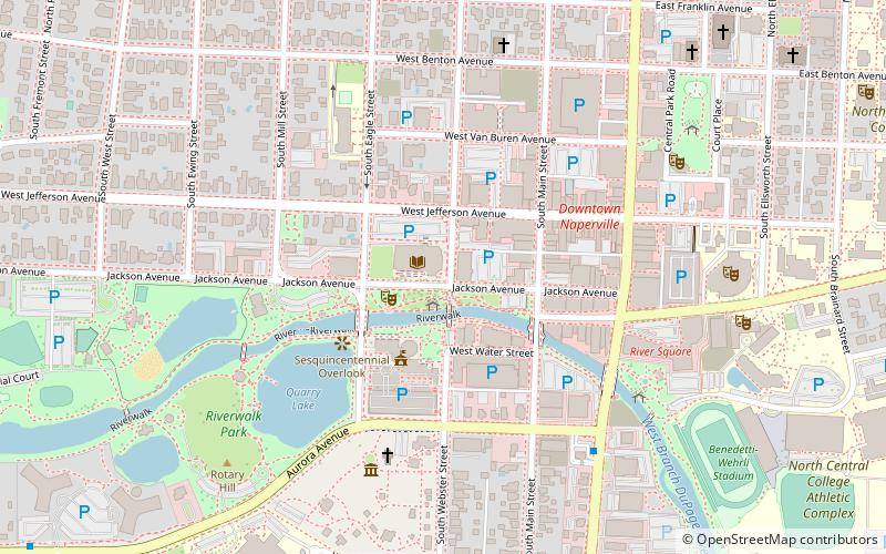 Naperville Park District location map