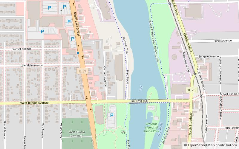 fox valley park district aurora location map